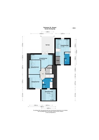 Floor plan - Ruïnelaan 38, 1861 LL Bergen (Nh) 